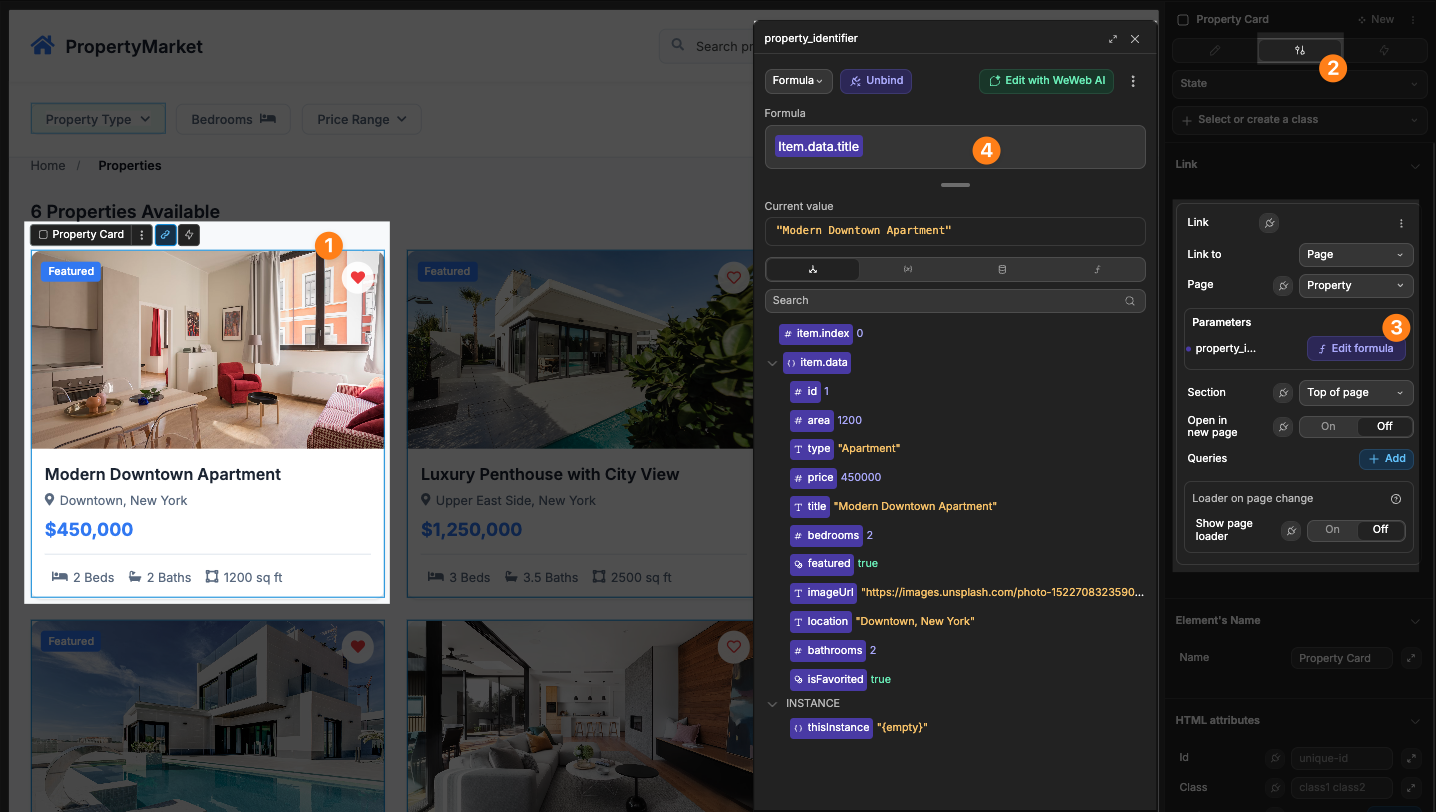 Property Navigation Workflow