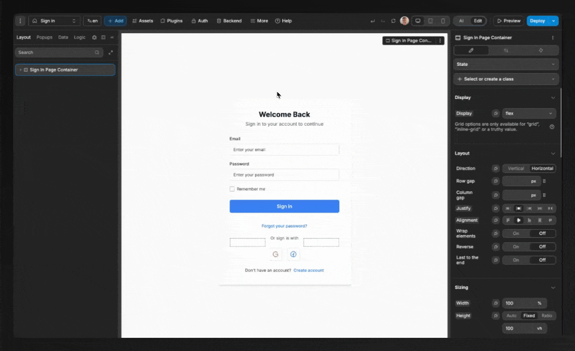 Change Page languages