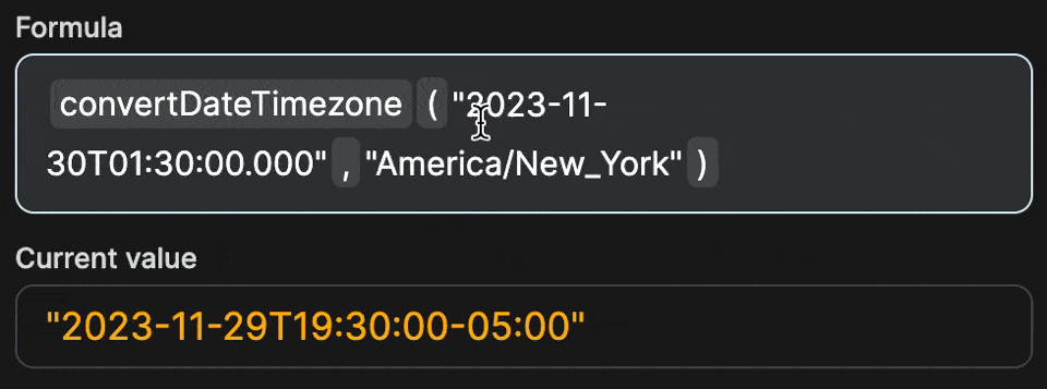 Convert date timezone