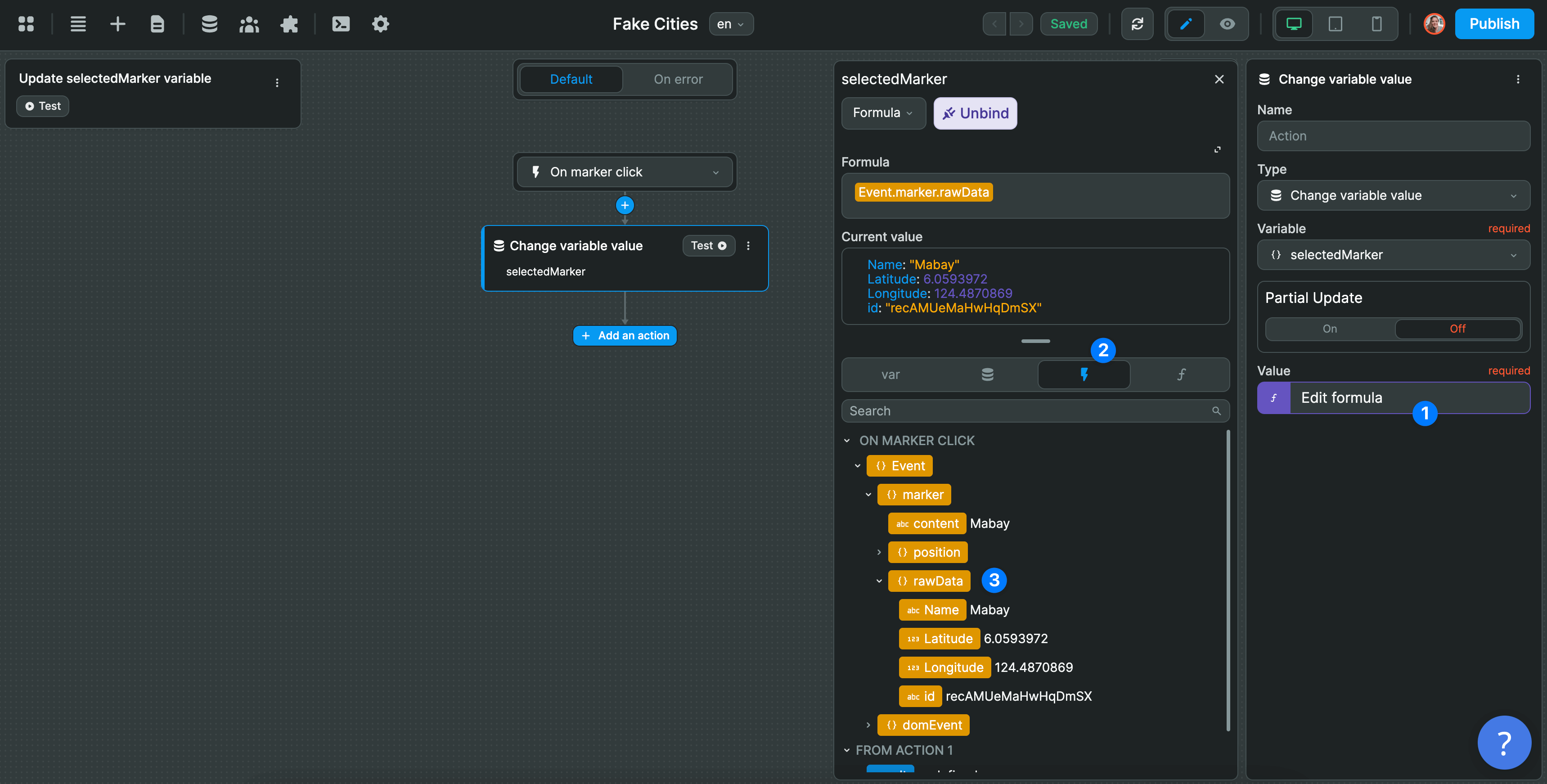 Update marker workflow