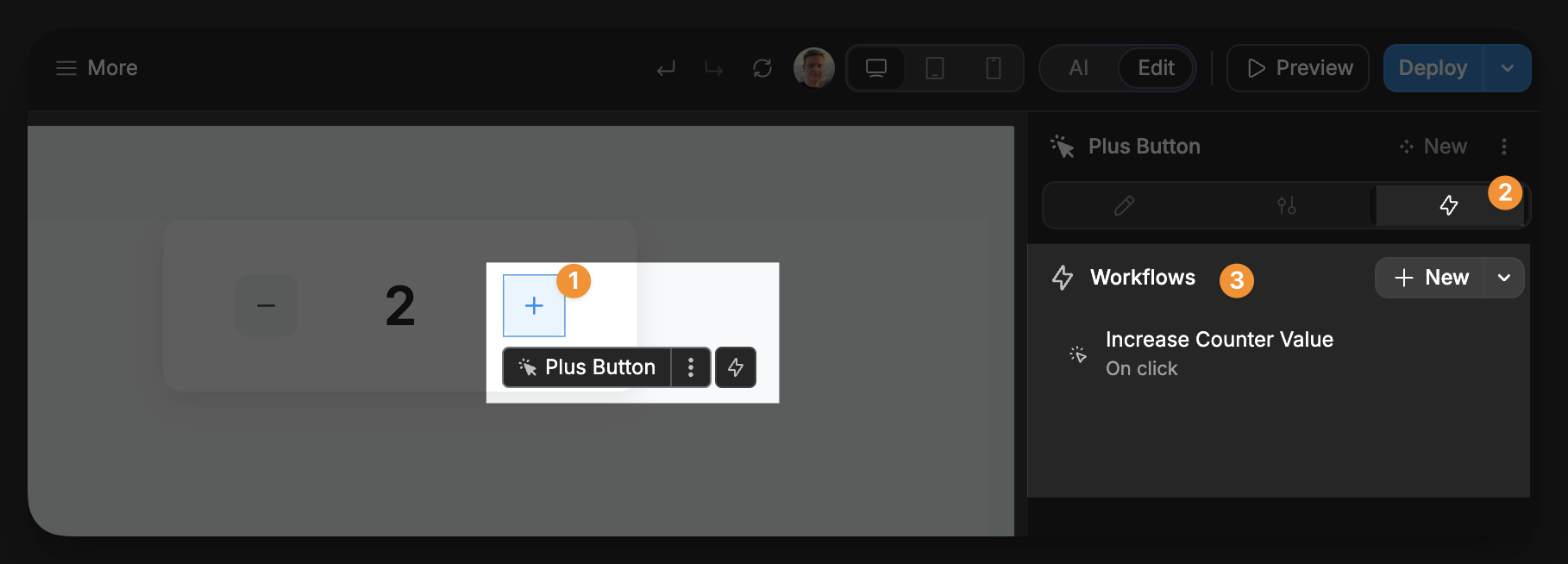 Local workflow example