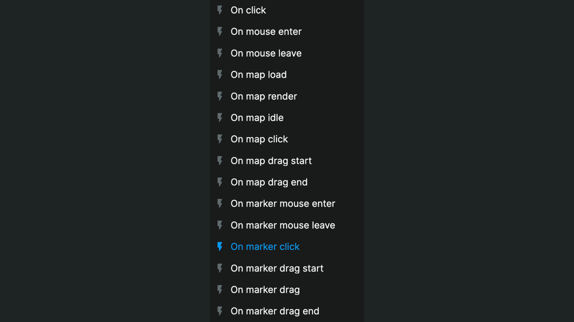 Mapbox workflow triggers