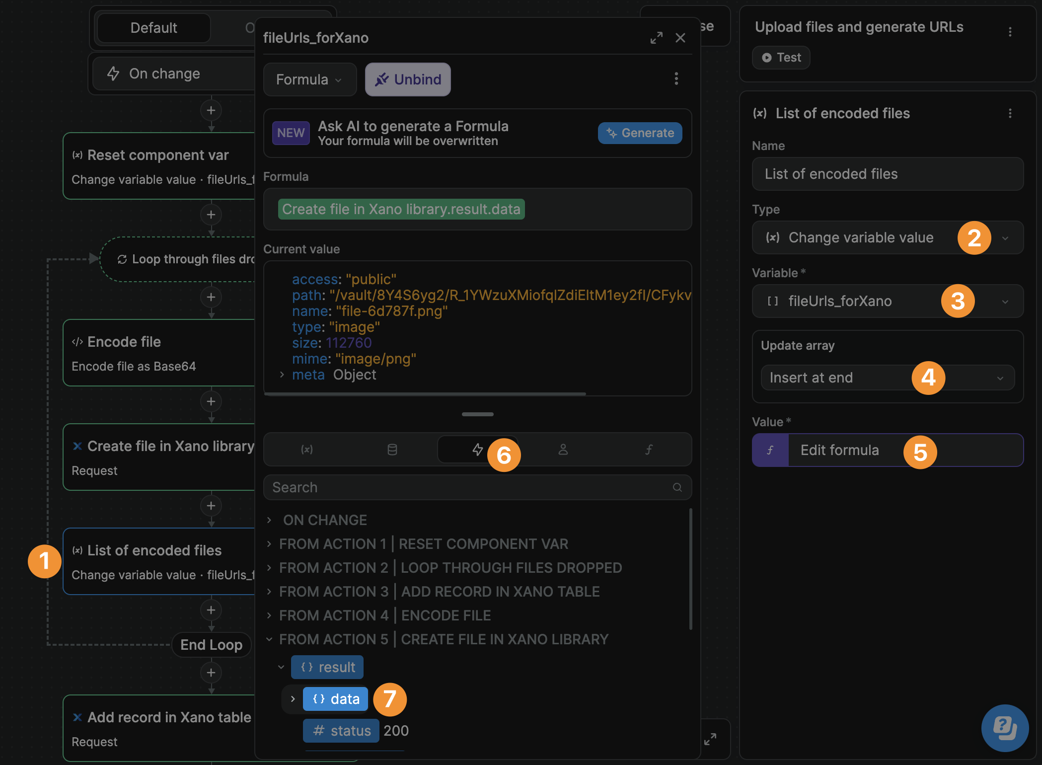 Update list of encoded files