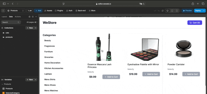 Navigate to action example