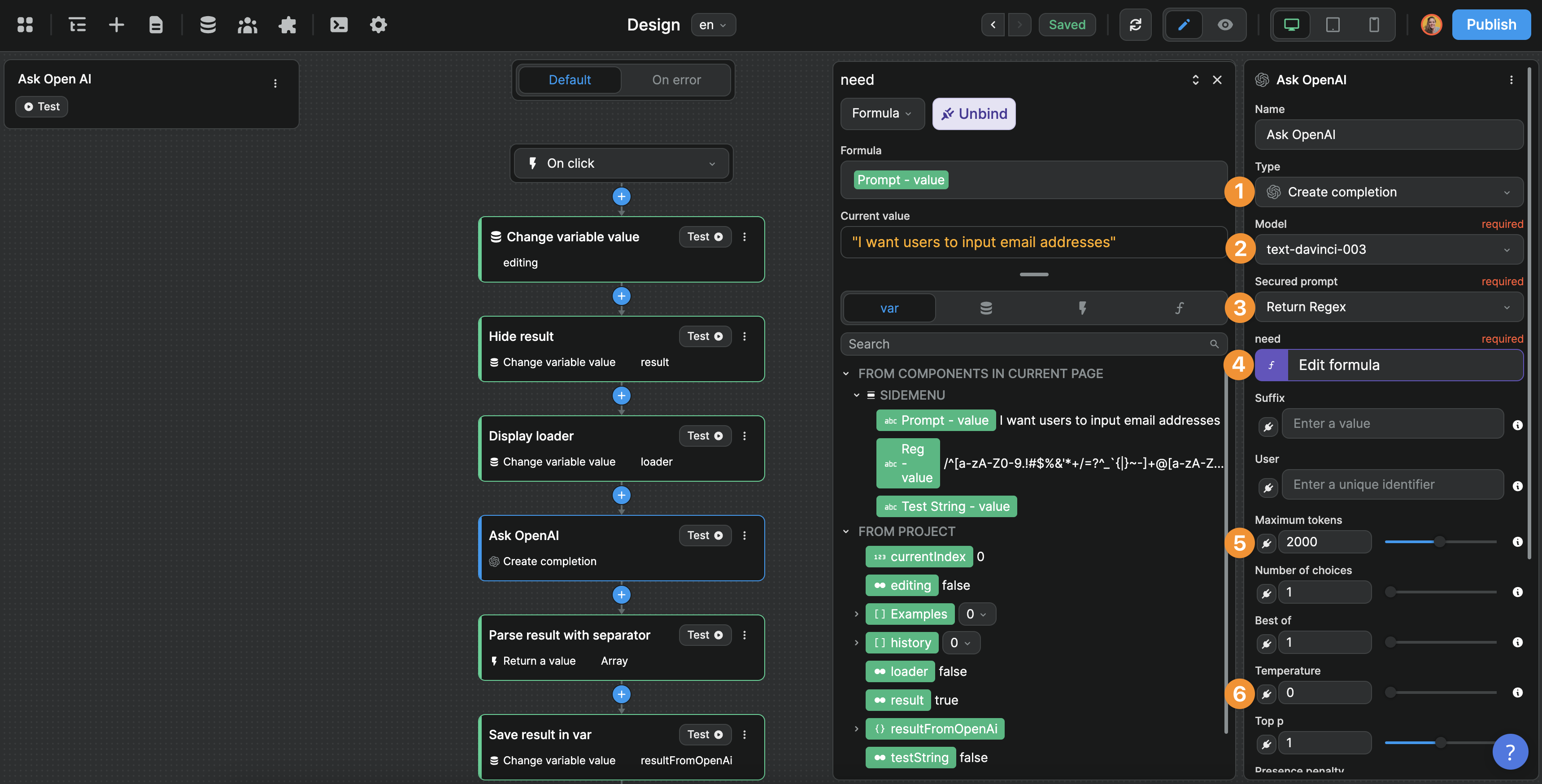 API request to OpenAI