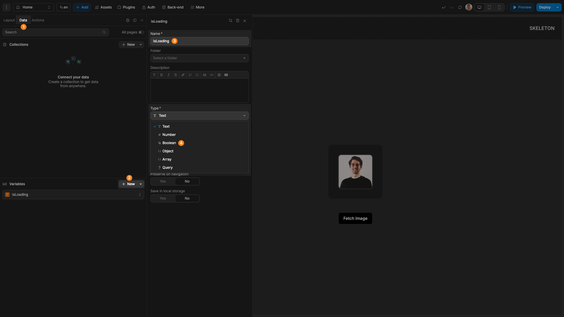 Creating Display Var