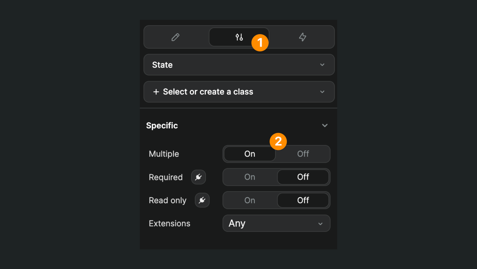 File upload element in WeWeb